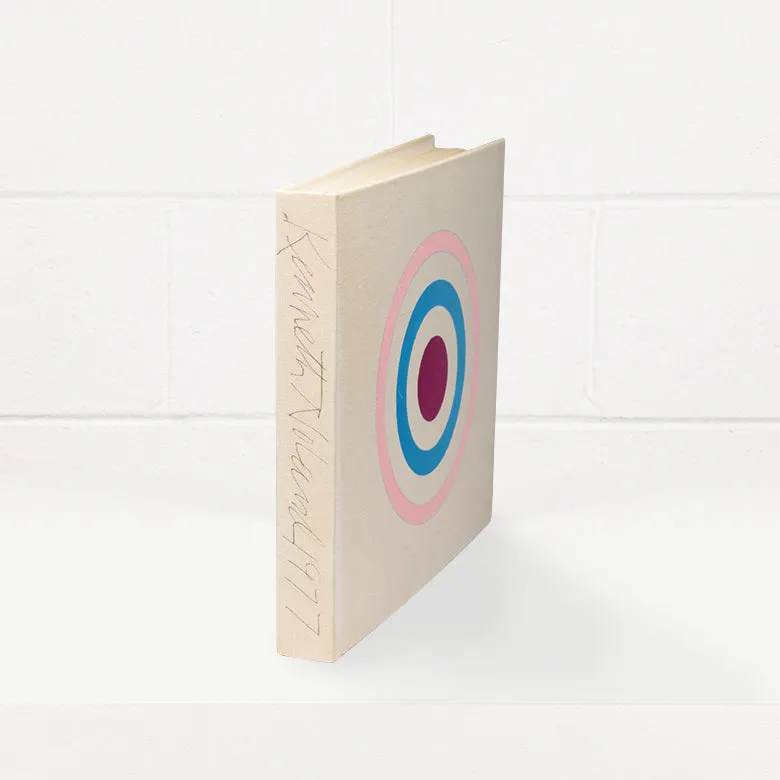 KENNETH NOLAND "PAINTED BOOK - BORDEAUX", 1977