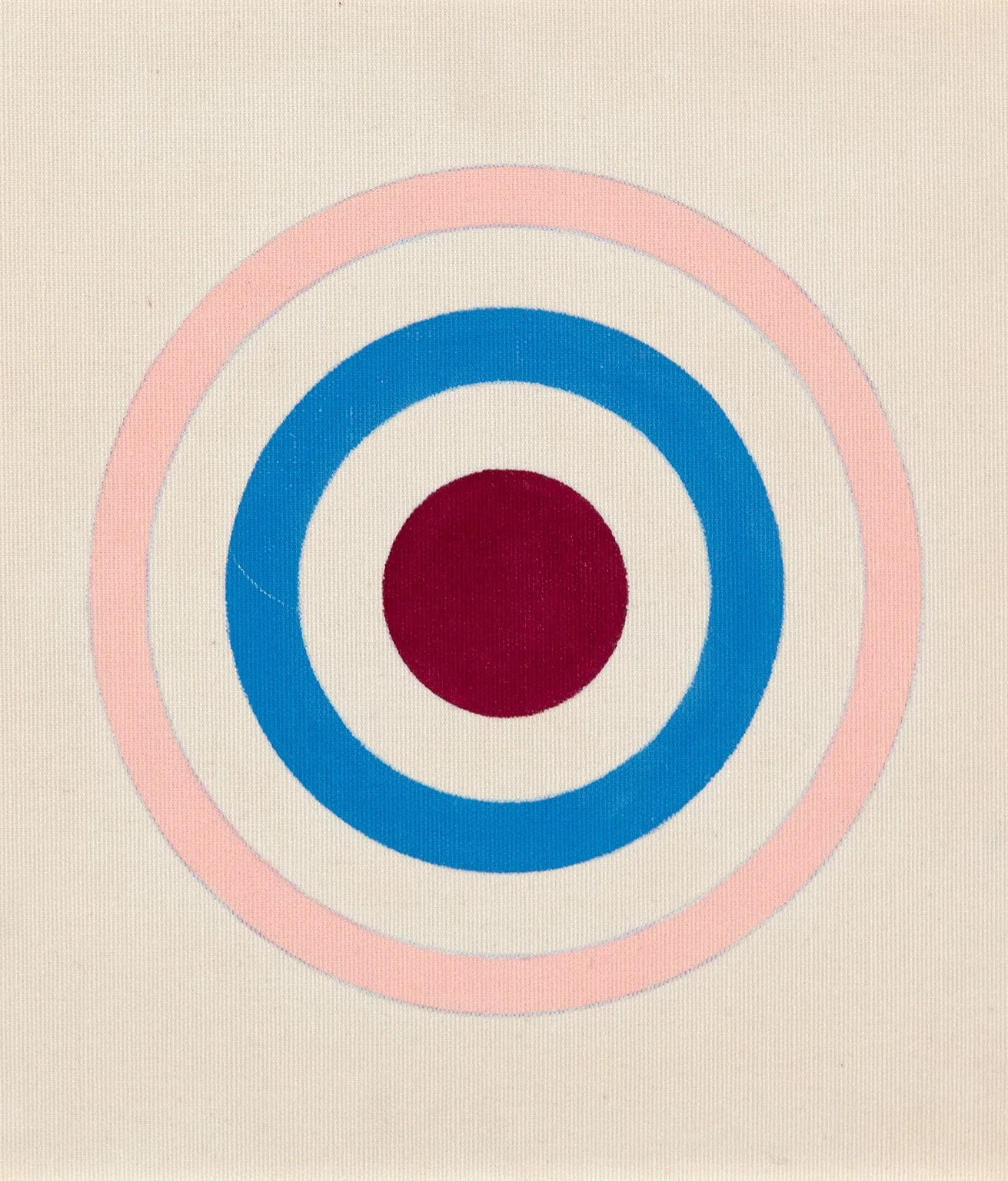KENNETH NOLAND "PAINTED BOOK - BORDEAUX", 1977