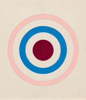 KENNETH NOLAND "PAINTED BOOK - BORDEAUX", 1977