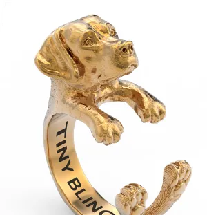 Labrador Retriever Breed Jewelry Cuddle Wrap Ring