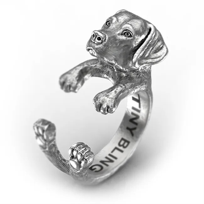 Labrador Retriever Breed Jewelry Cuddle Wrap Ring