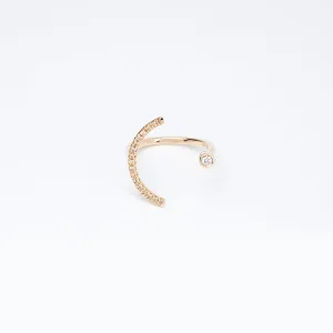 【Made-To-Order】 TREEHOPPER Diamond Cuff Ring