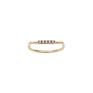 【Made-To-Order】MIRÓ Diamond Ring Black Ruthenium Plated