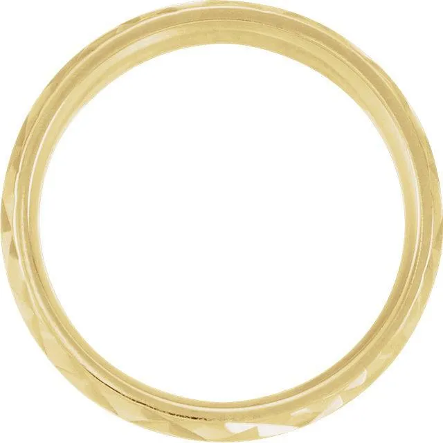 Matthew Geometric Pattern Wedding Band