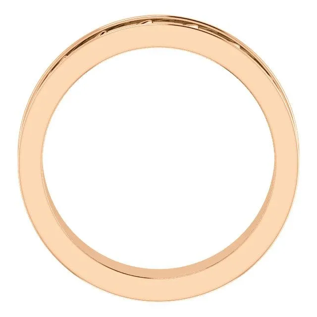 Matthew Twisted Pattern Wedding Band
