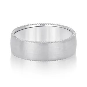 Men's Jagged Edge Wedding Band