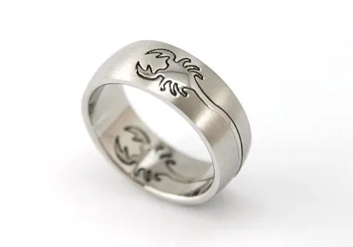 Men's Scorpion Ring Band