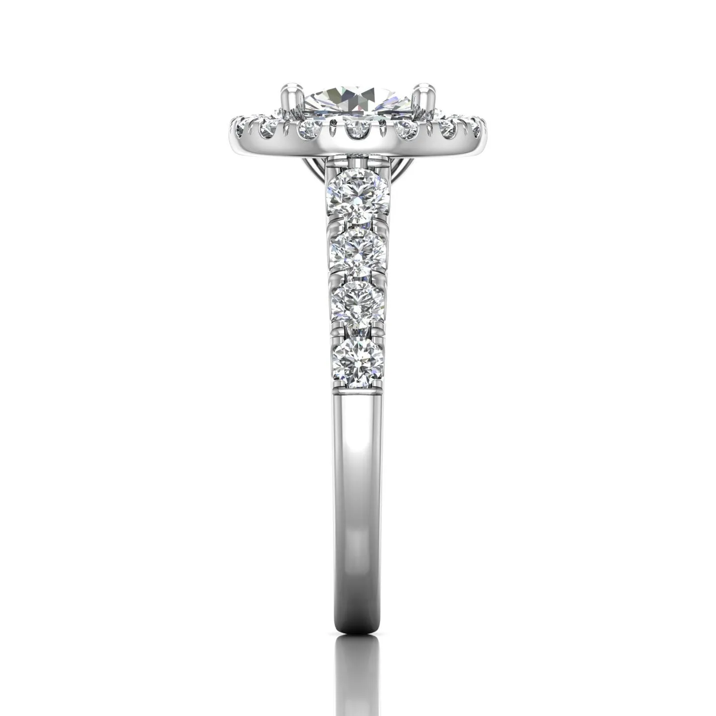 Micropave Engagement Ring