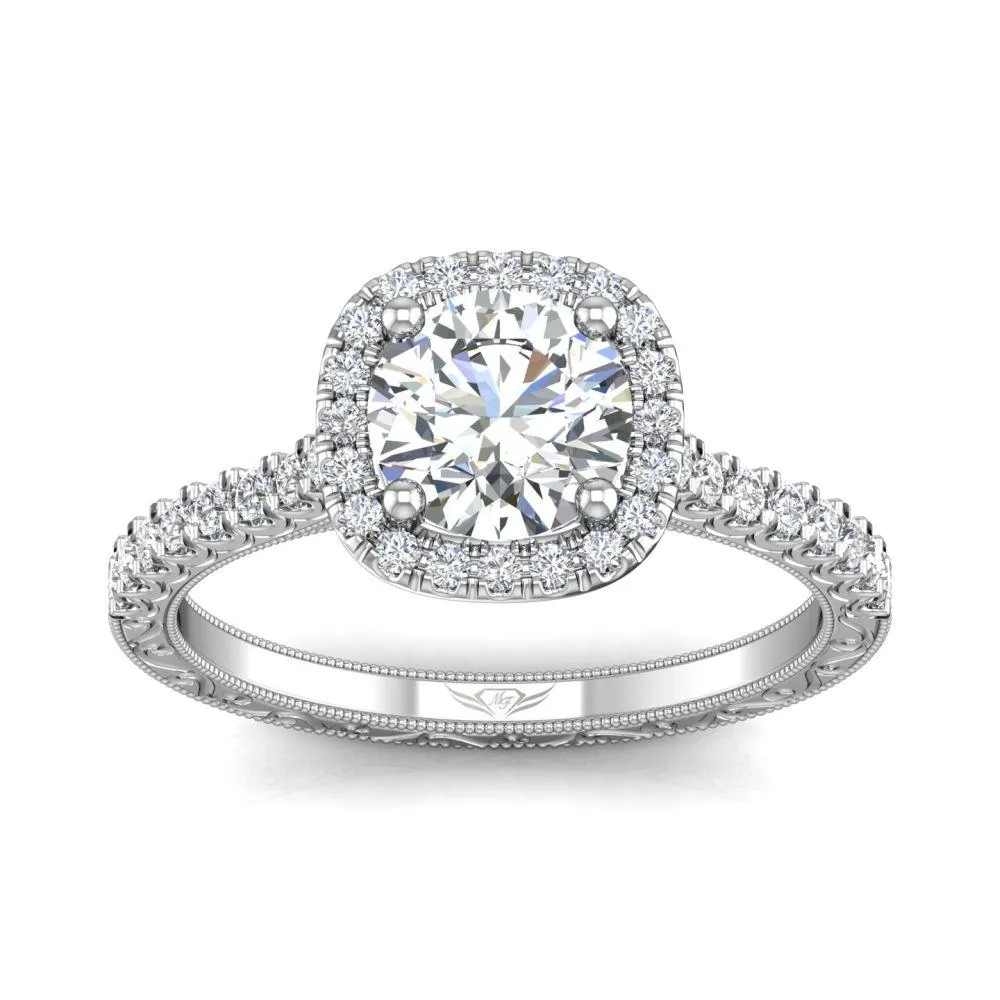 Micropave Engagement Ring