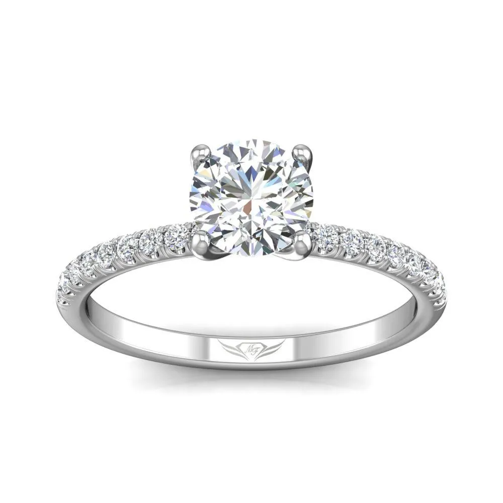 Micropave Engagement Ring