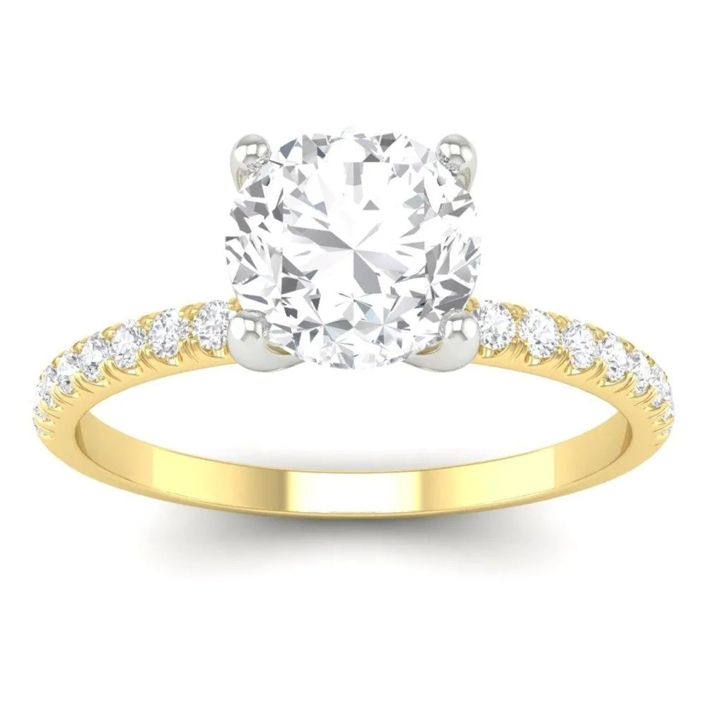 Micropave Engagement Ring