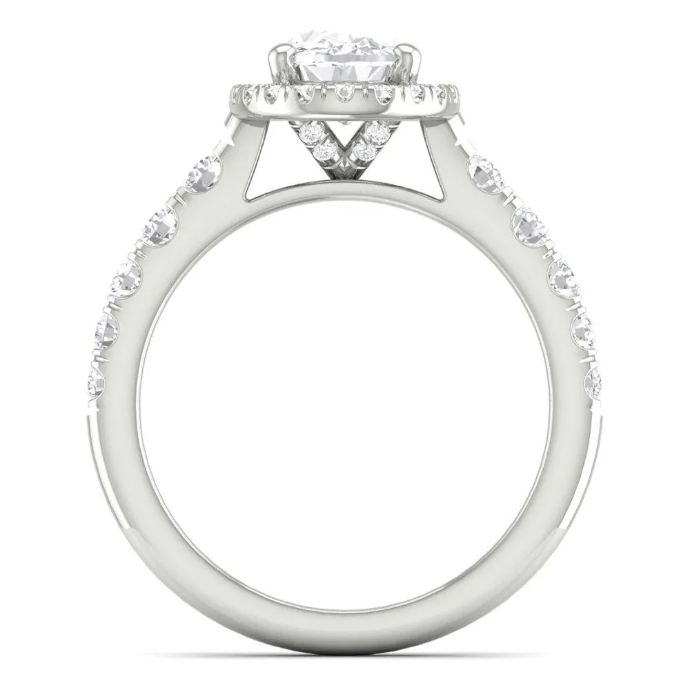 Micropave Engagement Ring