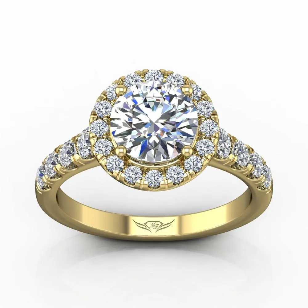 Micropave Engagement Ring
