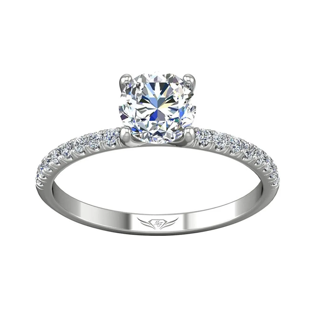 Micropave Engagement Ring