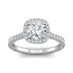 Micropave Engagement Ring