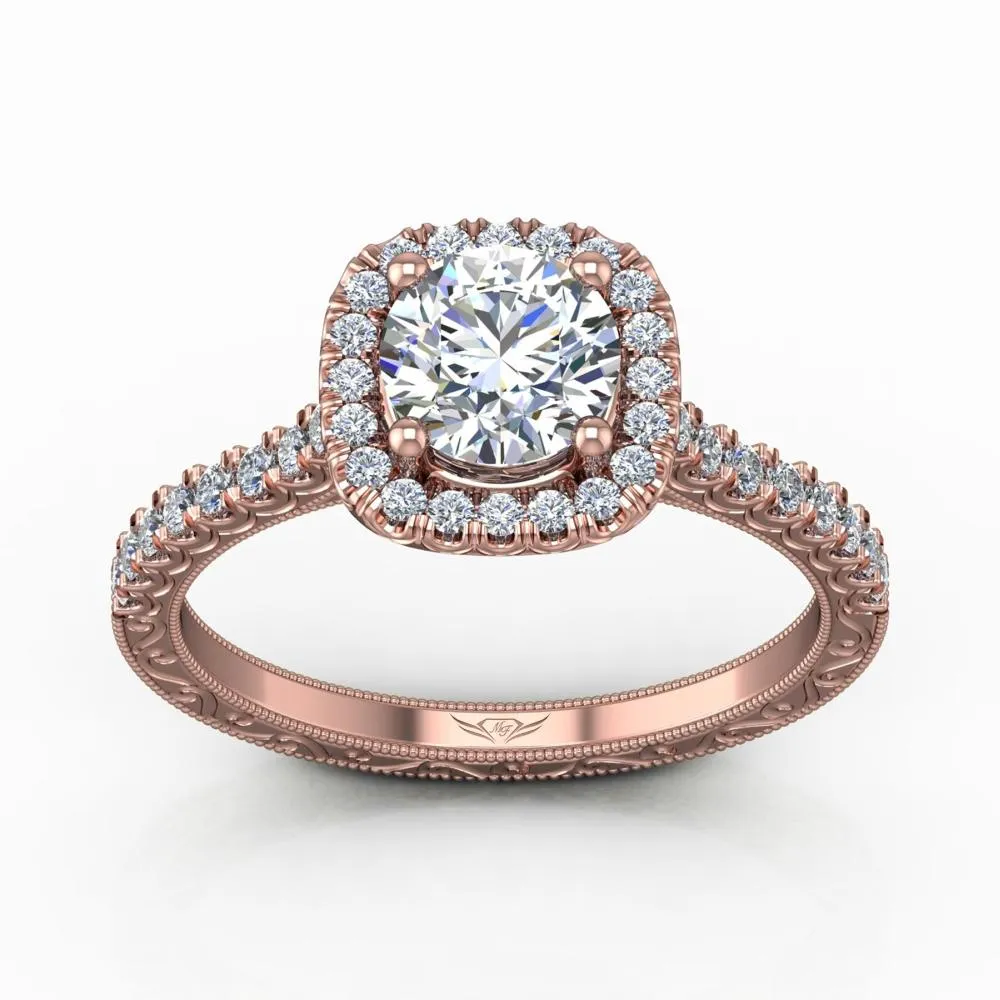 Micropave Engagement Ring