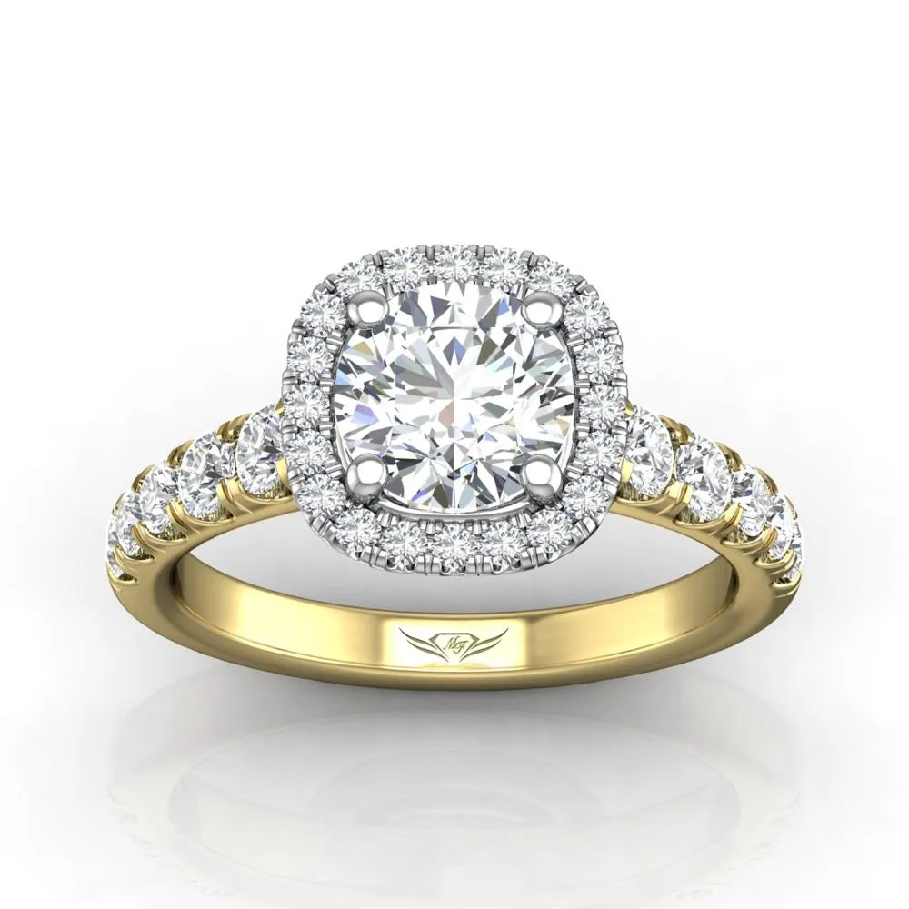 Micropave Engagement Ring