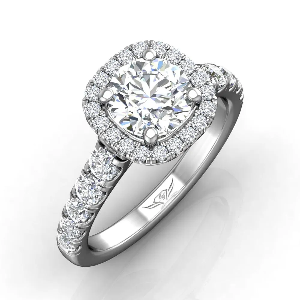 Micropave Engagement Ring