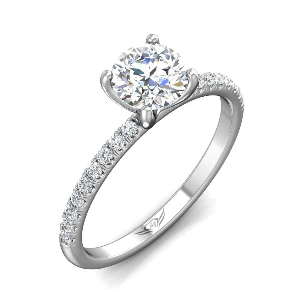 Micropave Engagement Ring