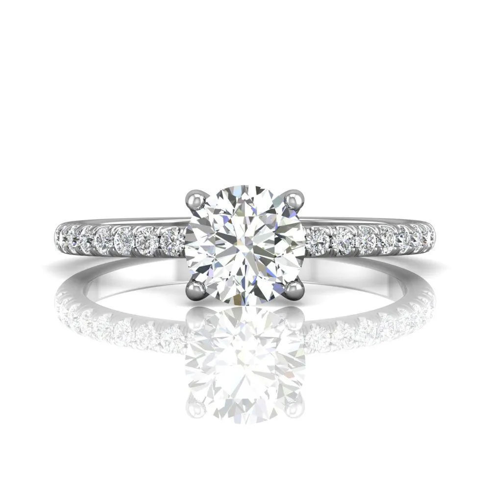 Micropave Engagement Ring