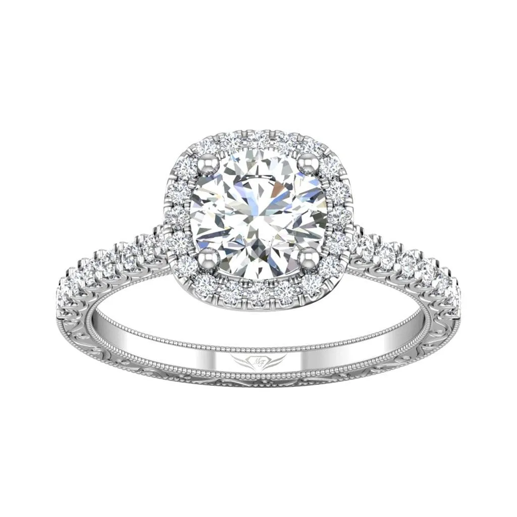 Micropave Engagement Ring