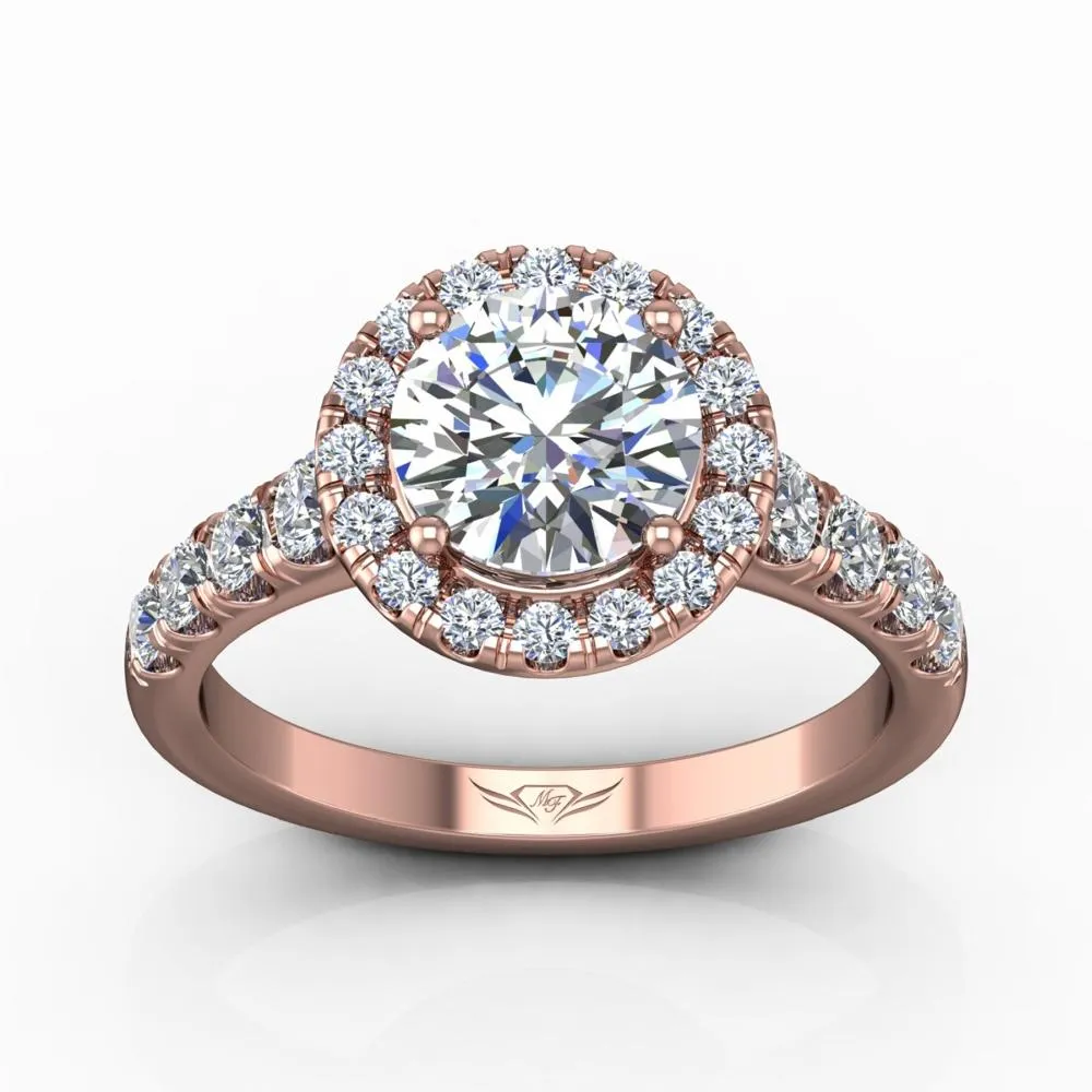 Micropave Engagement Ring
