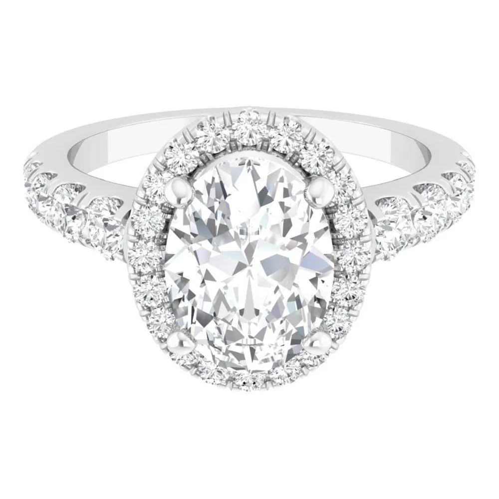 Micropave Engagement Ring