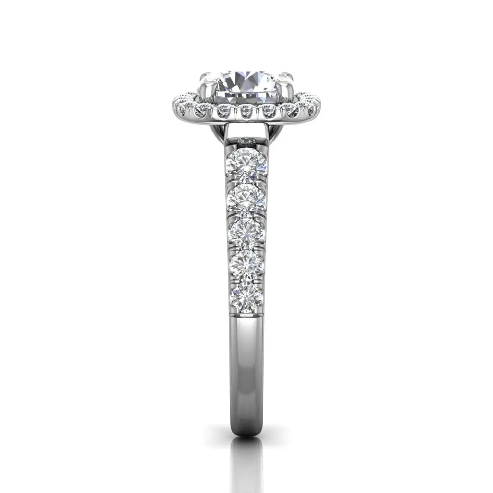 Micropave Engagement Ring