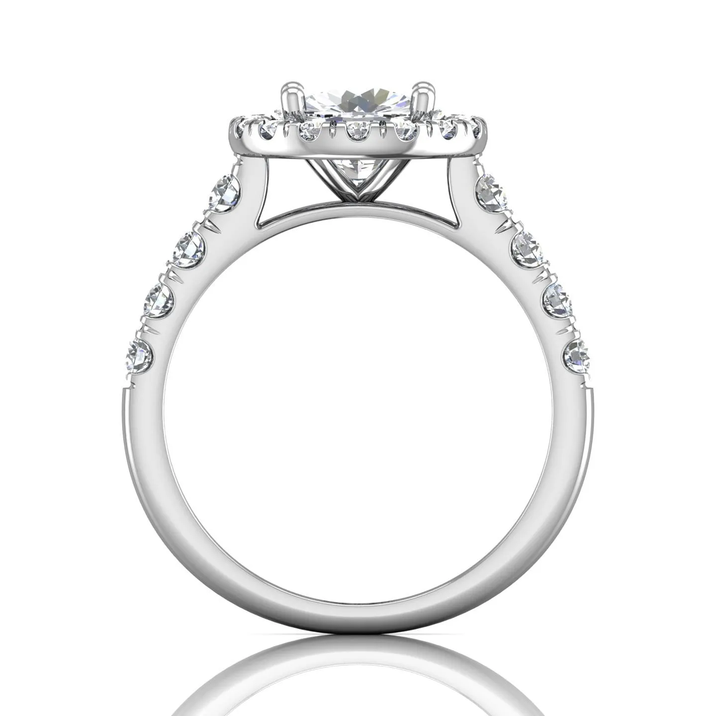 Micropave Engagement Ring