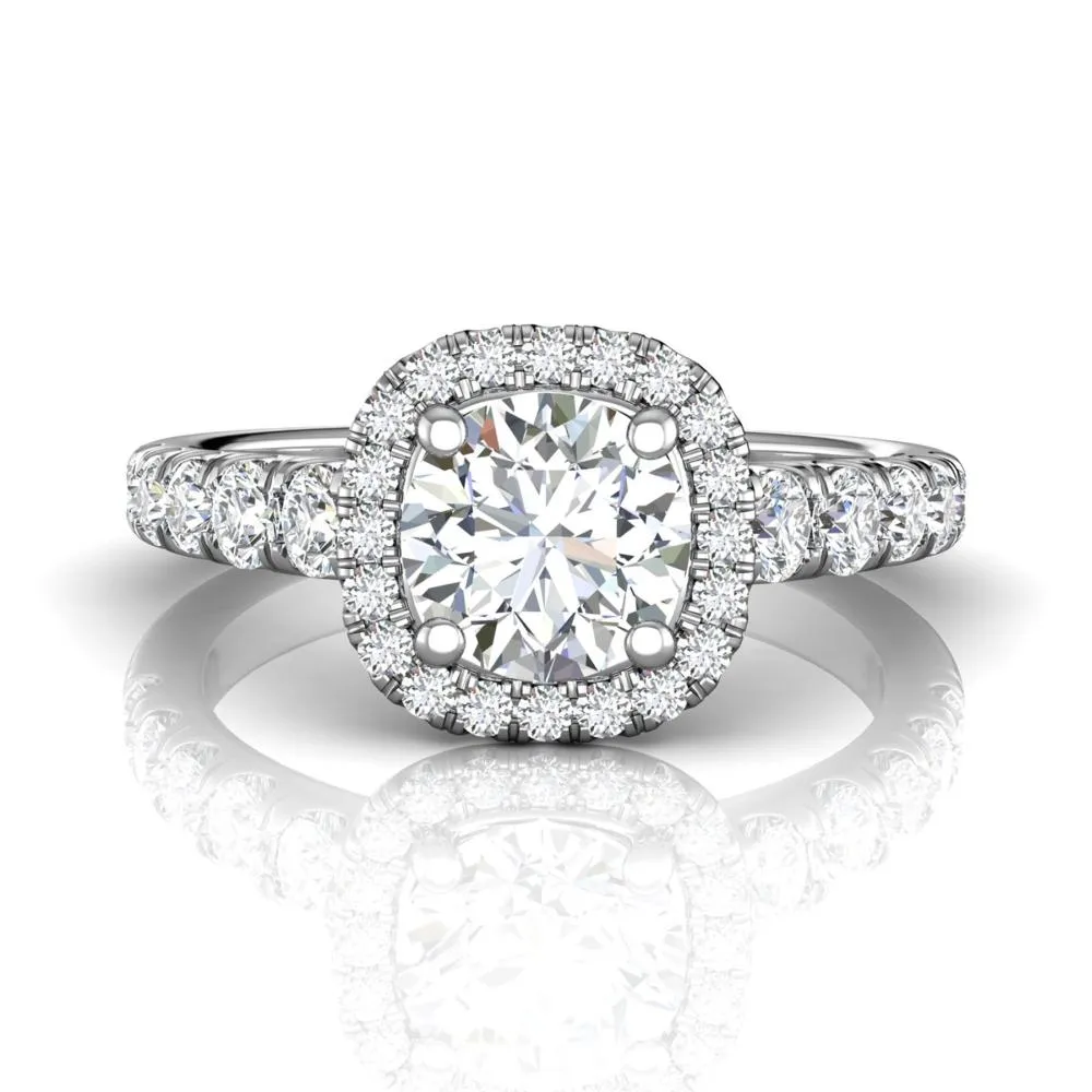 Micropave Engagement Ring