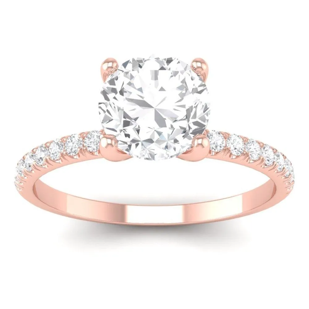 Micropave Engagement Ring