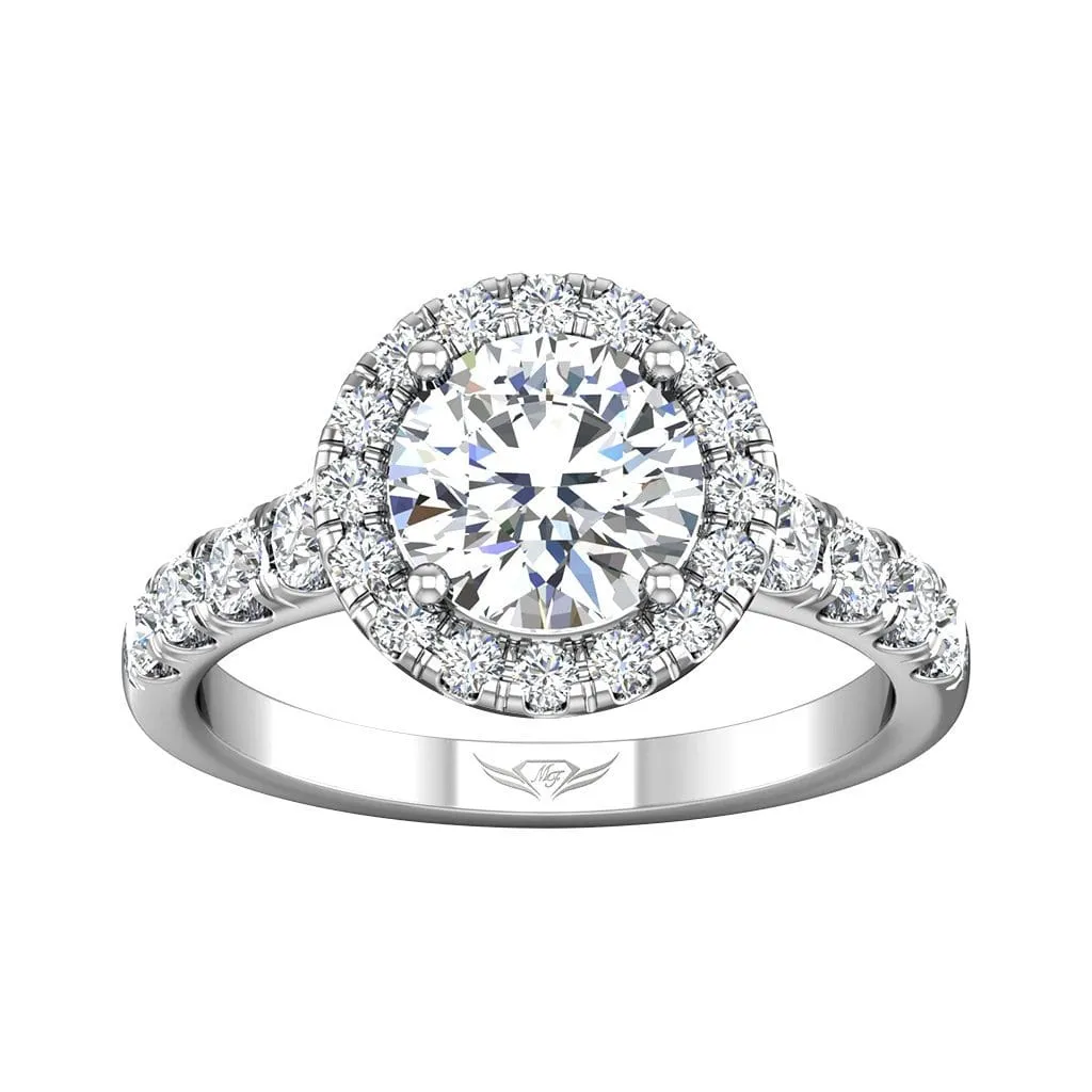 Micropave Engagement Ring