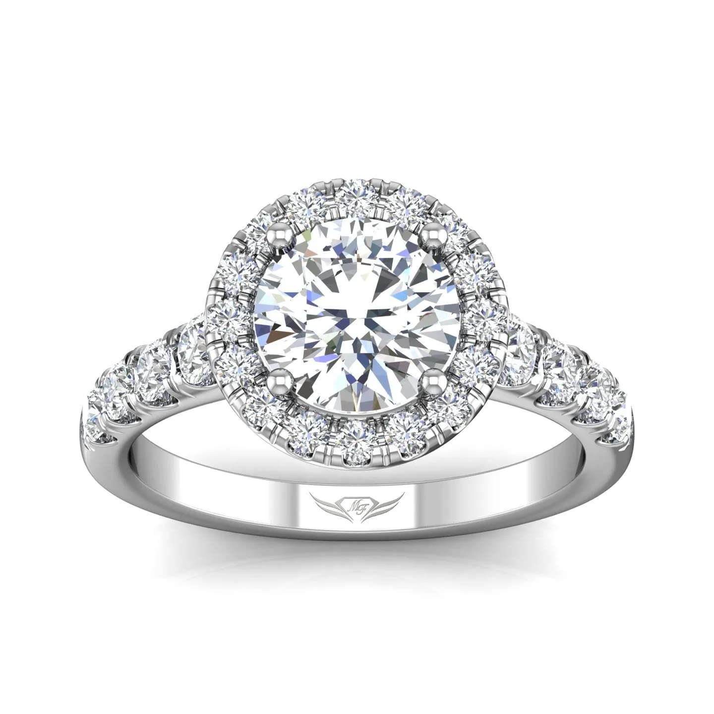 Micropave Engagement Ring