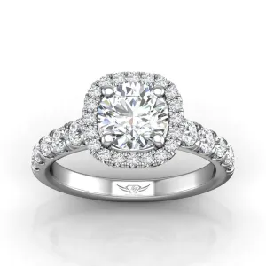 Micropave Engagement Ring