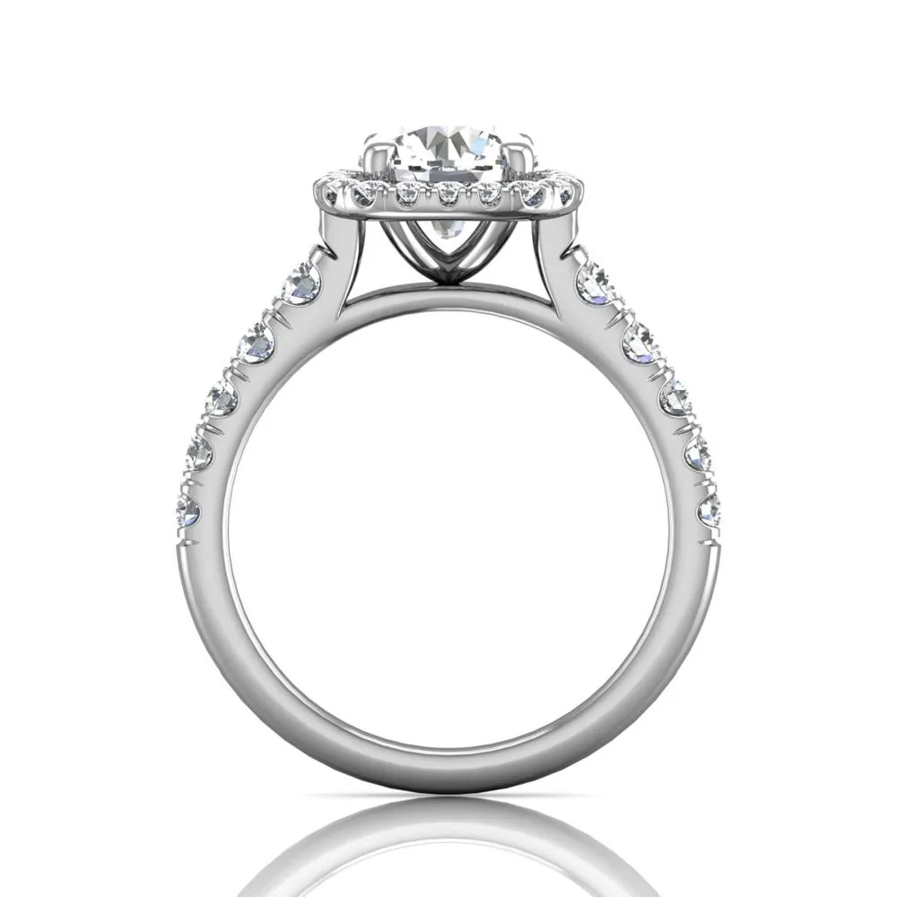 Micropave Engagement Ring