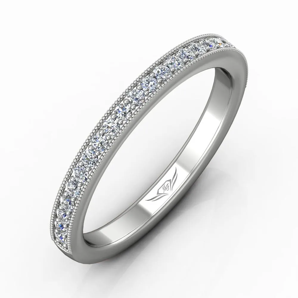 Micropave Wedding Band