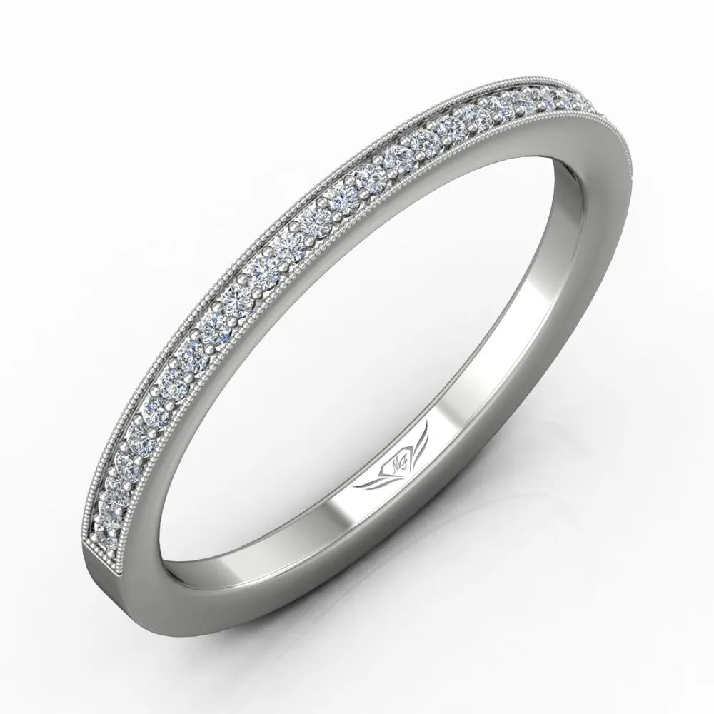 Micropave Wedding Band