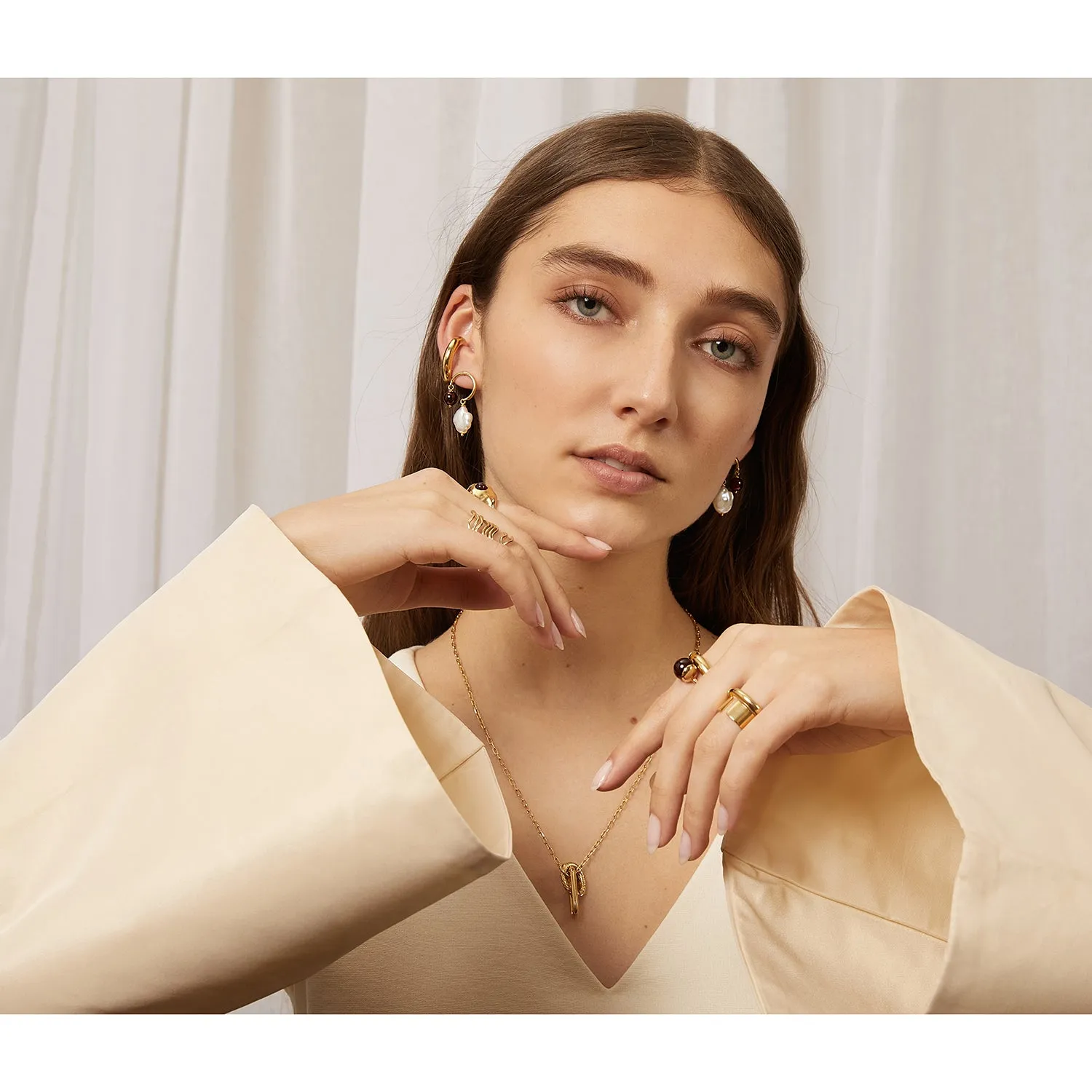 Mélange Necklace in Gold