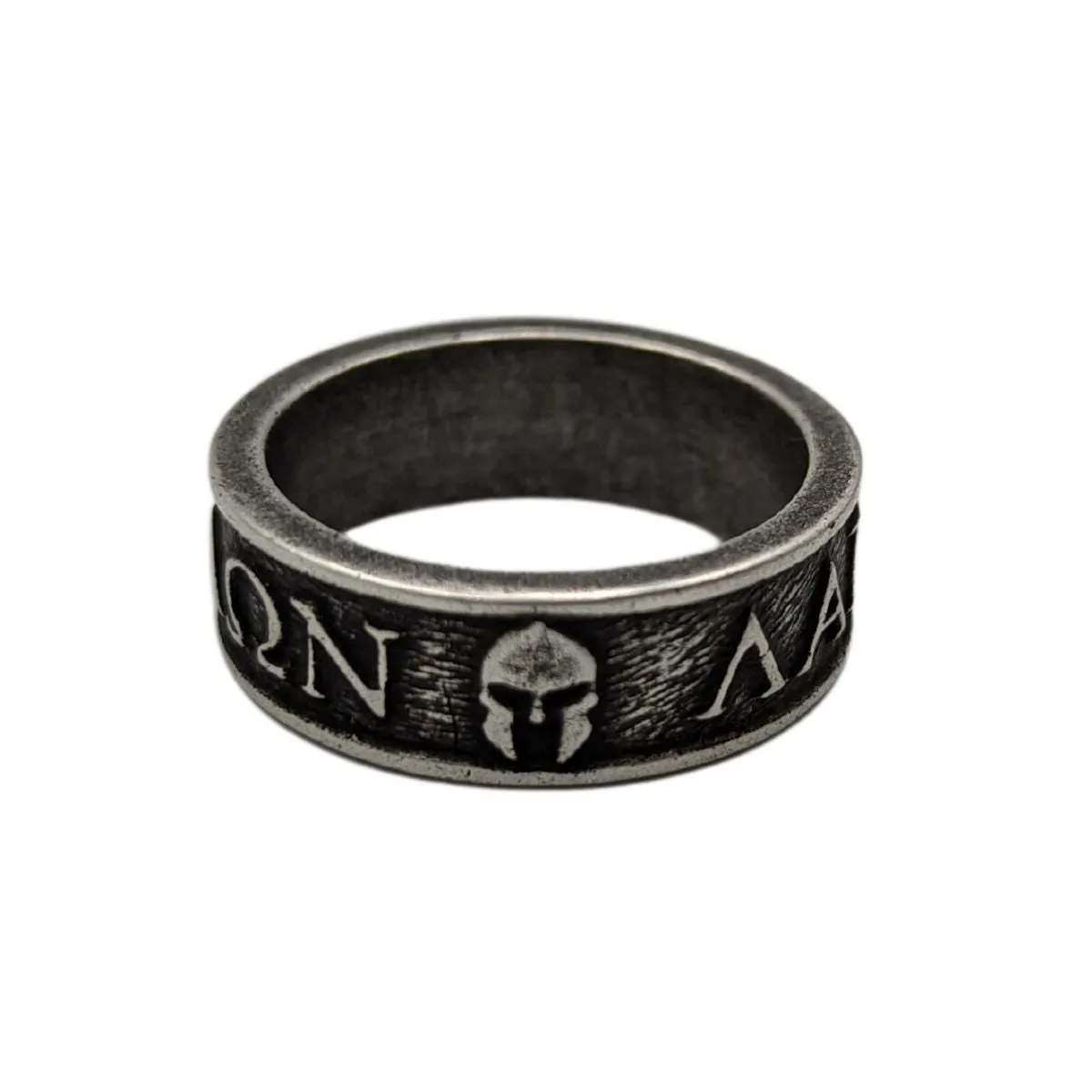 Molon Labe bronze ring