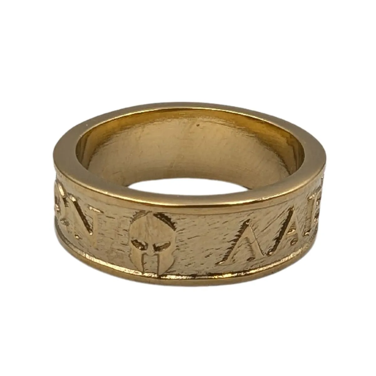Molon Labe bronze ring