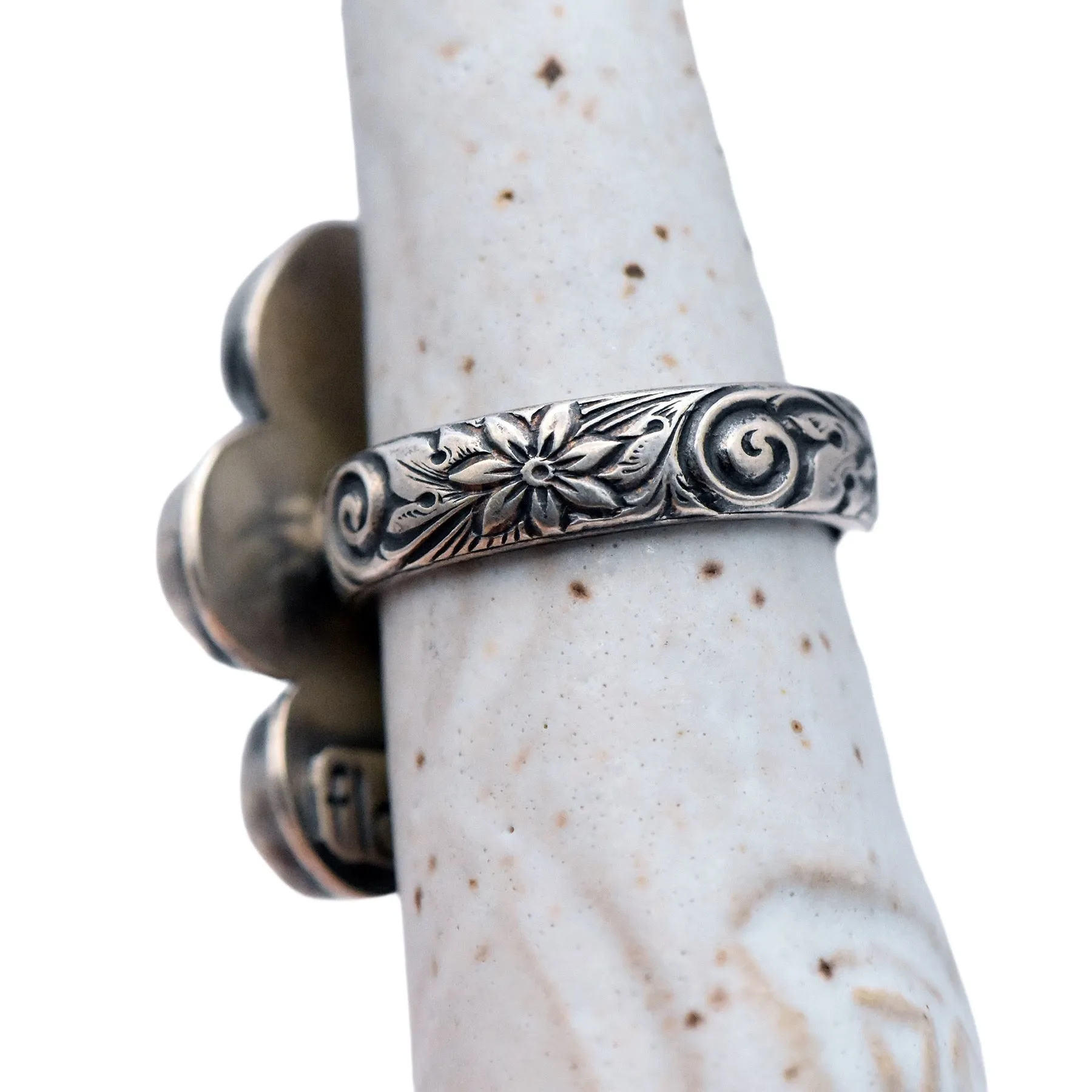 Morning Star & Sonoran Gold Turquoise Blooming Ring  / U.S. Size 7