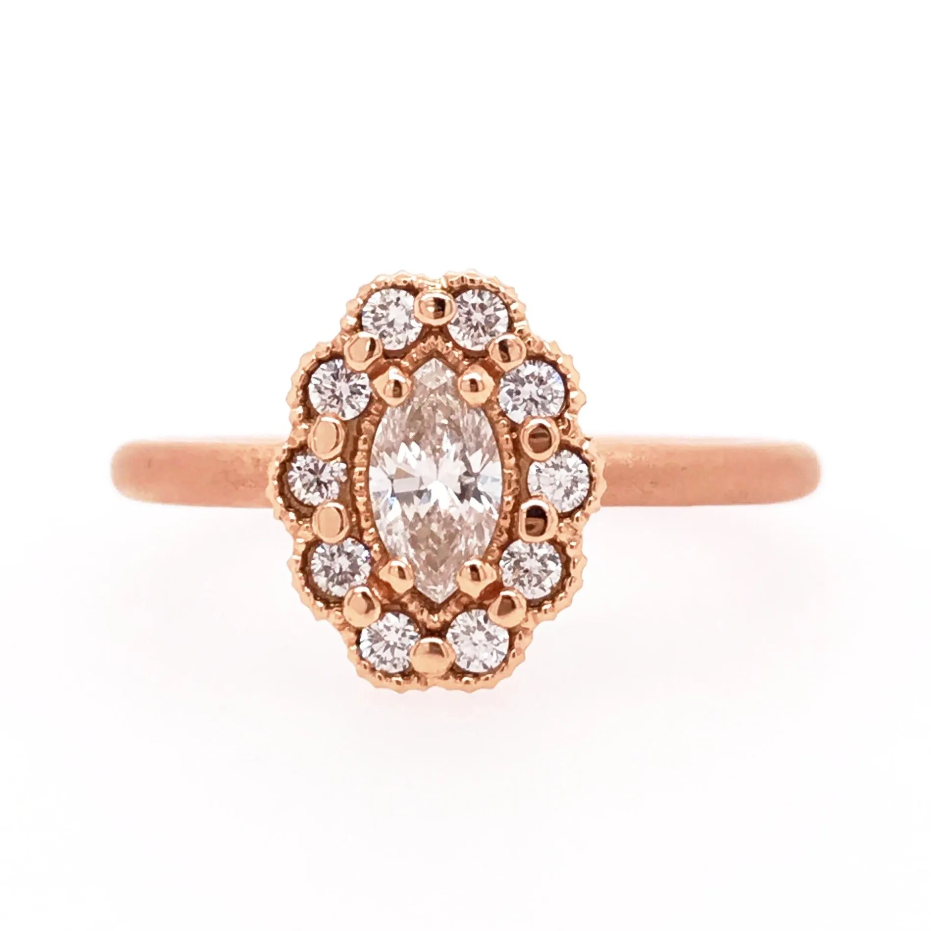 Mosaic Marquise Diamond Ring