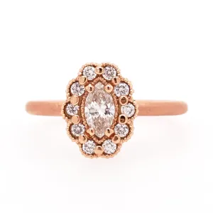 Mosaic Marquise Diamond Ring