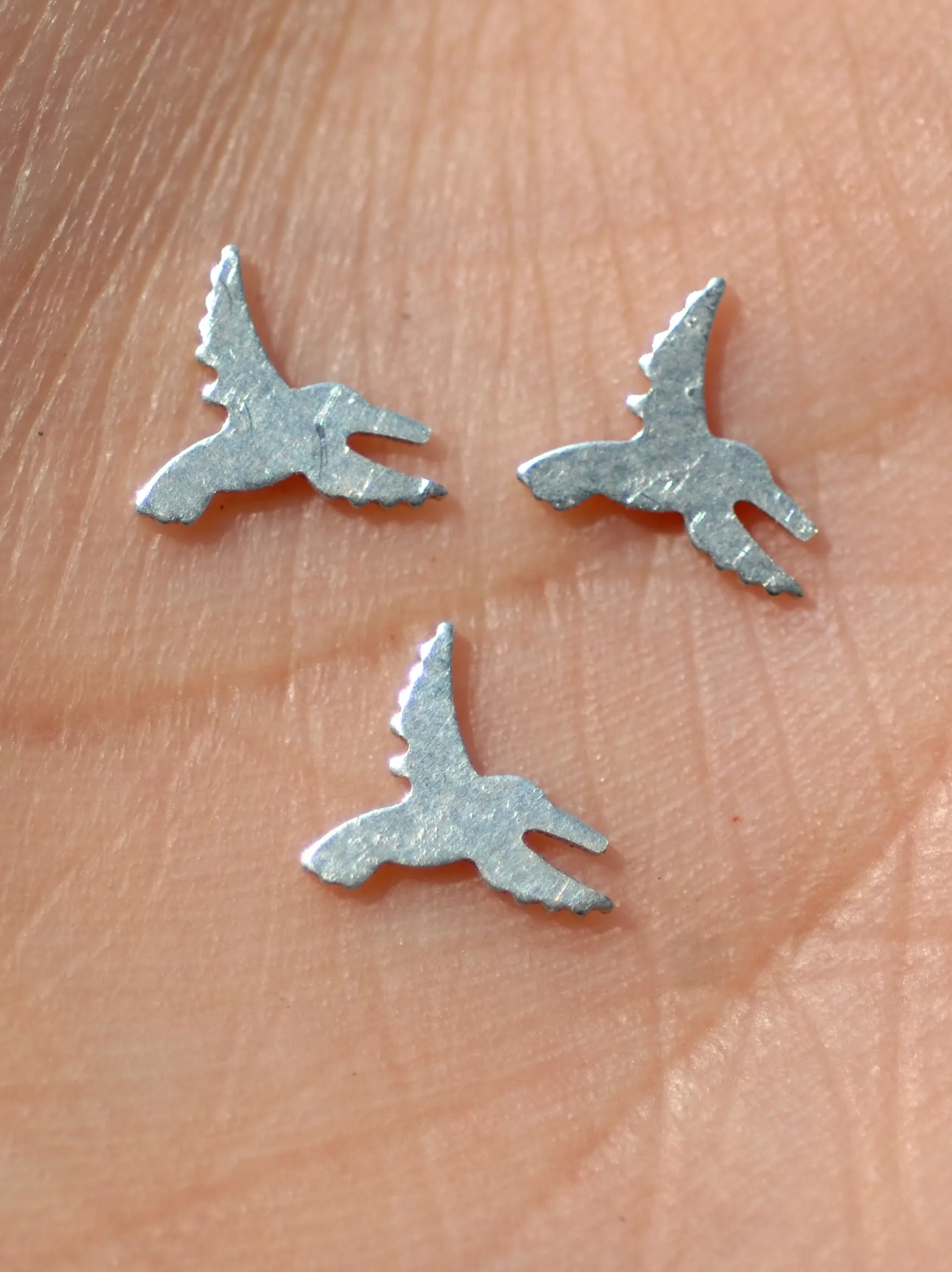 Most Tiny Metal Hummingbird Mini Blanks