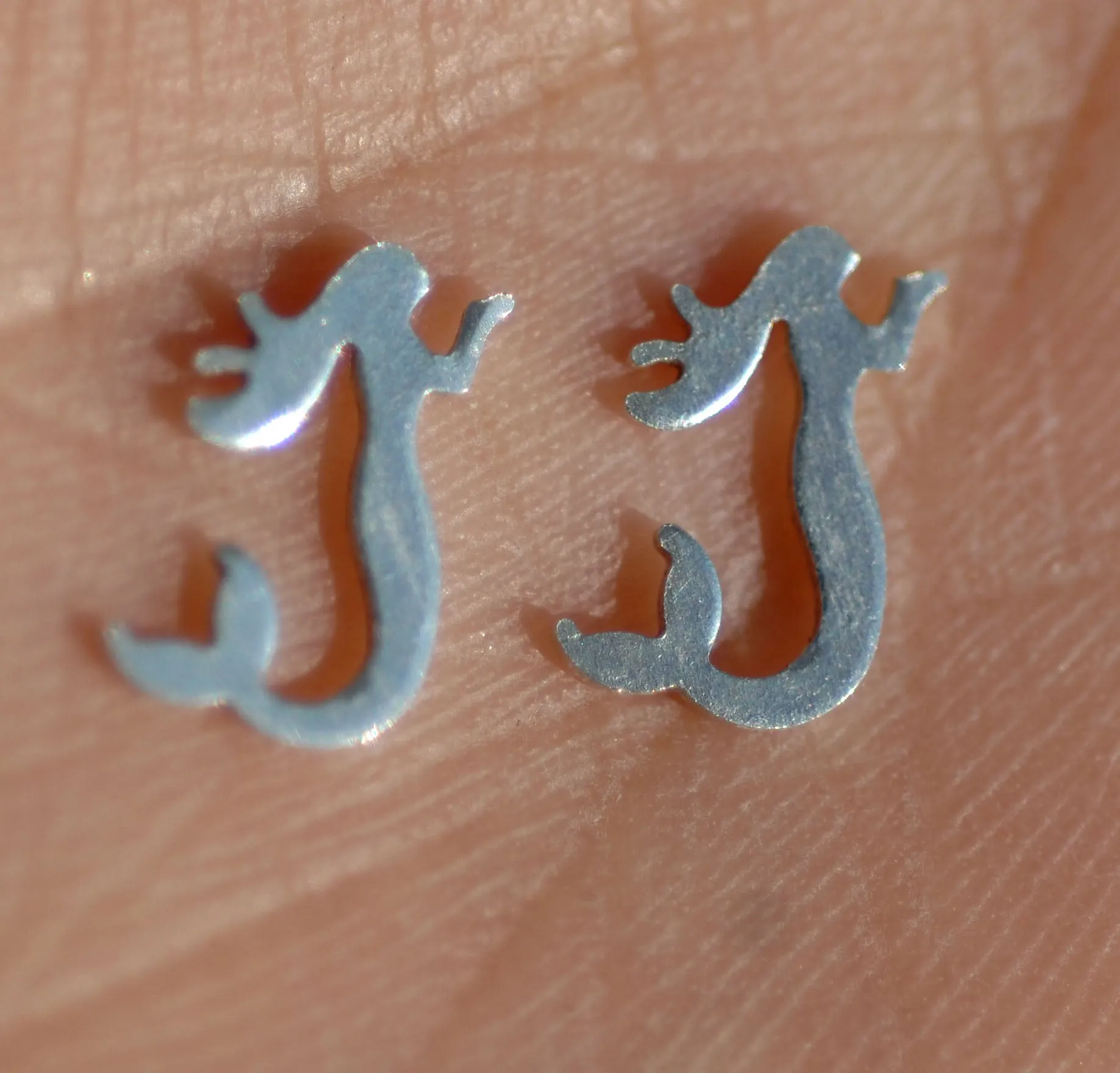 Most Tiny Metal Long Haired Mermaid Mini Blanks