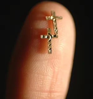 Most Tiny Metal Paisley Mini Cross