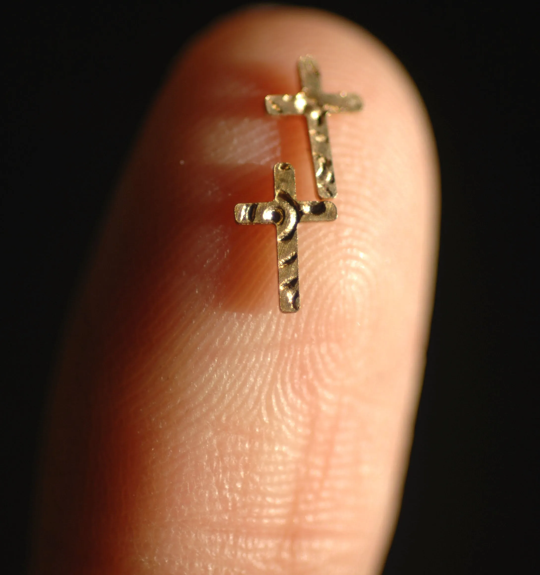 Most Tiny Metal Paisley Mini Cross