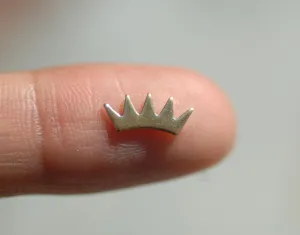 Most Tiny Metal Royal Crown Mini Blanks