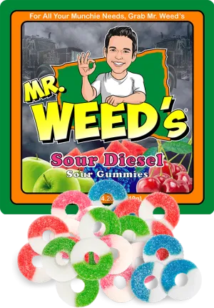 Mr. Weed's Sour Diesel Gummi Rings