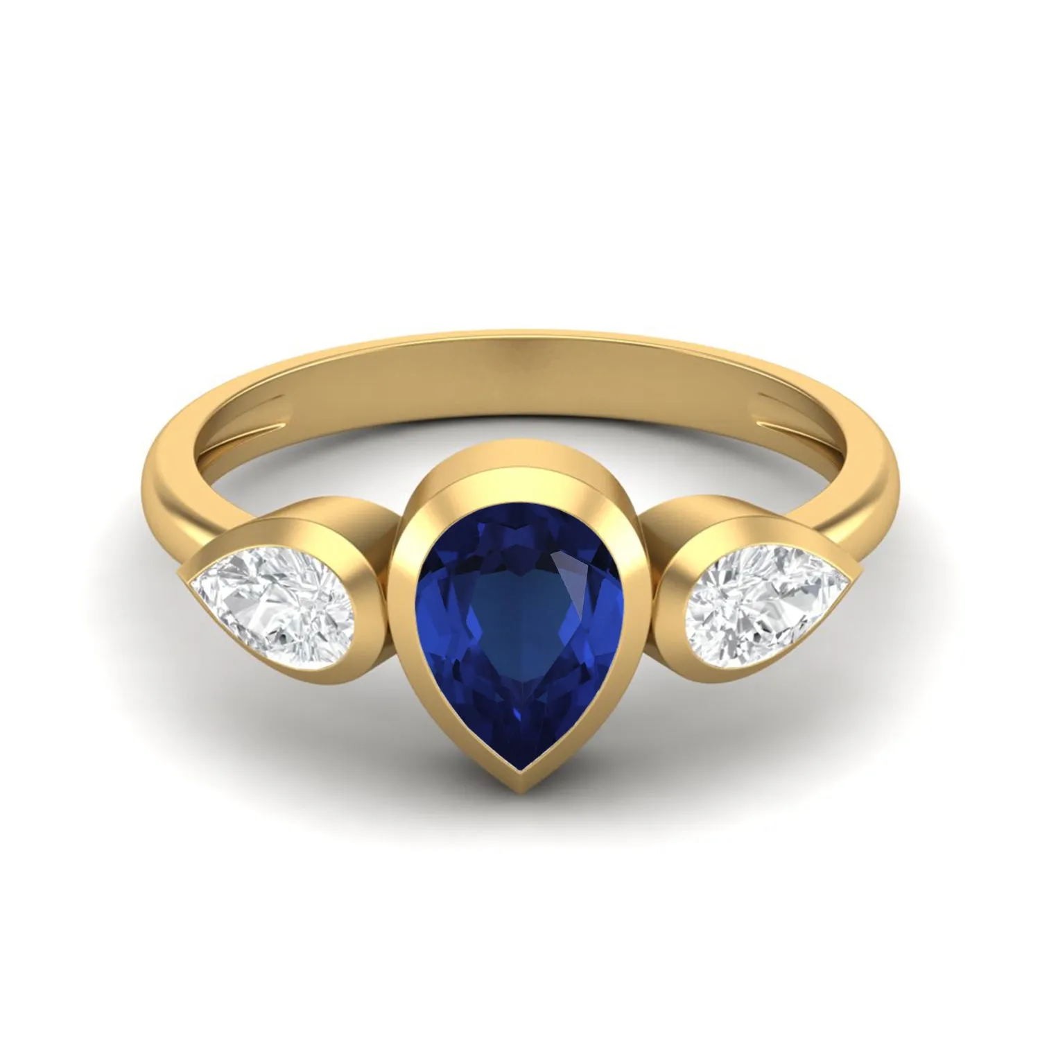 Natural Blue Sapphire 925 Sterling Silver 1.25 Cts Ring For Women